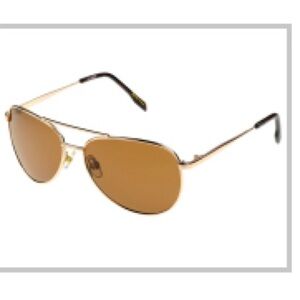 Foster Grant stylish Gold Aviator Sunglasses like new condition